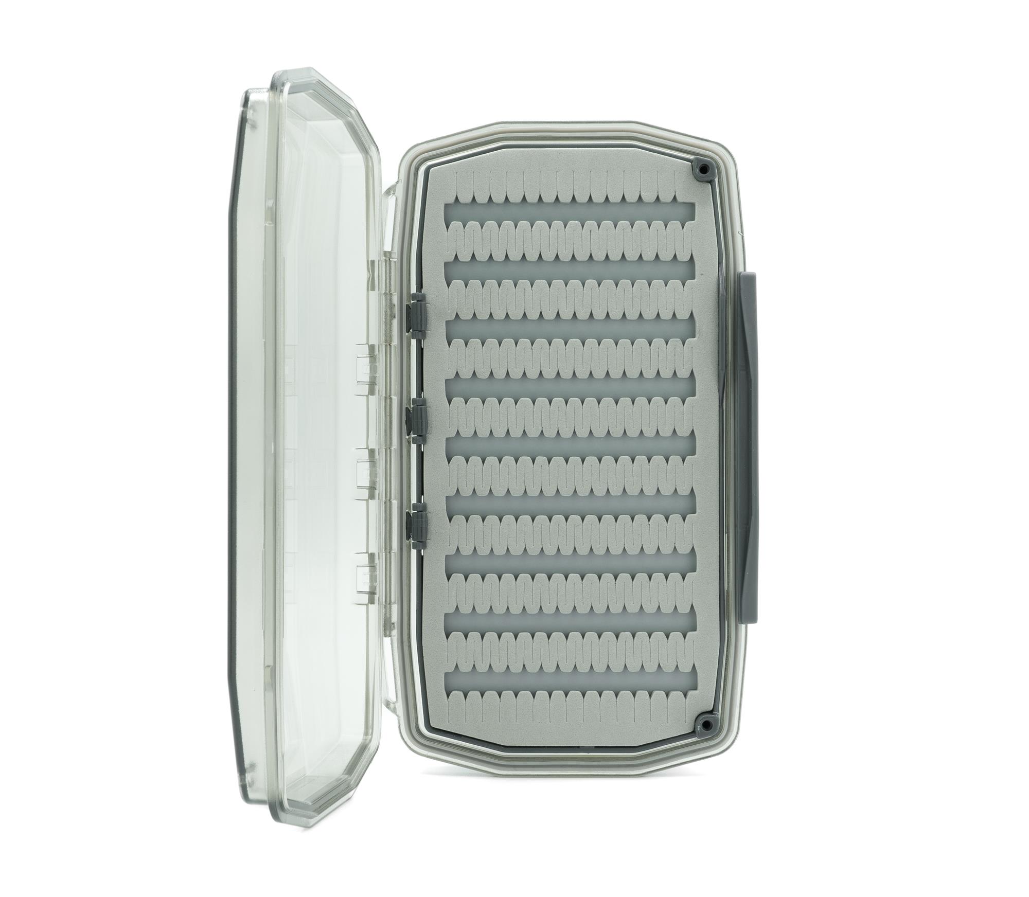 Umpqua UPG Foam Waterproof Essential Fly Box Gray Open