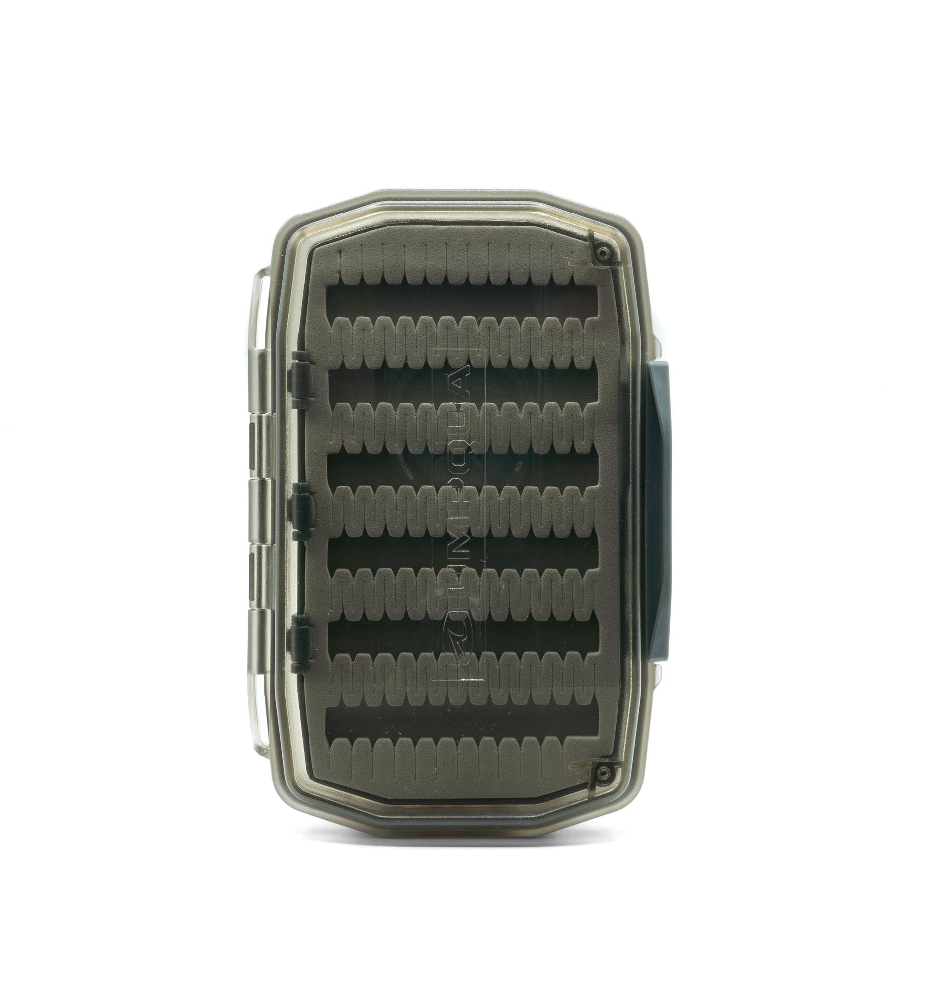 Umpqua UPG Foam Waterproof Essential Medium Fly Box Gray Closed