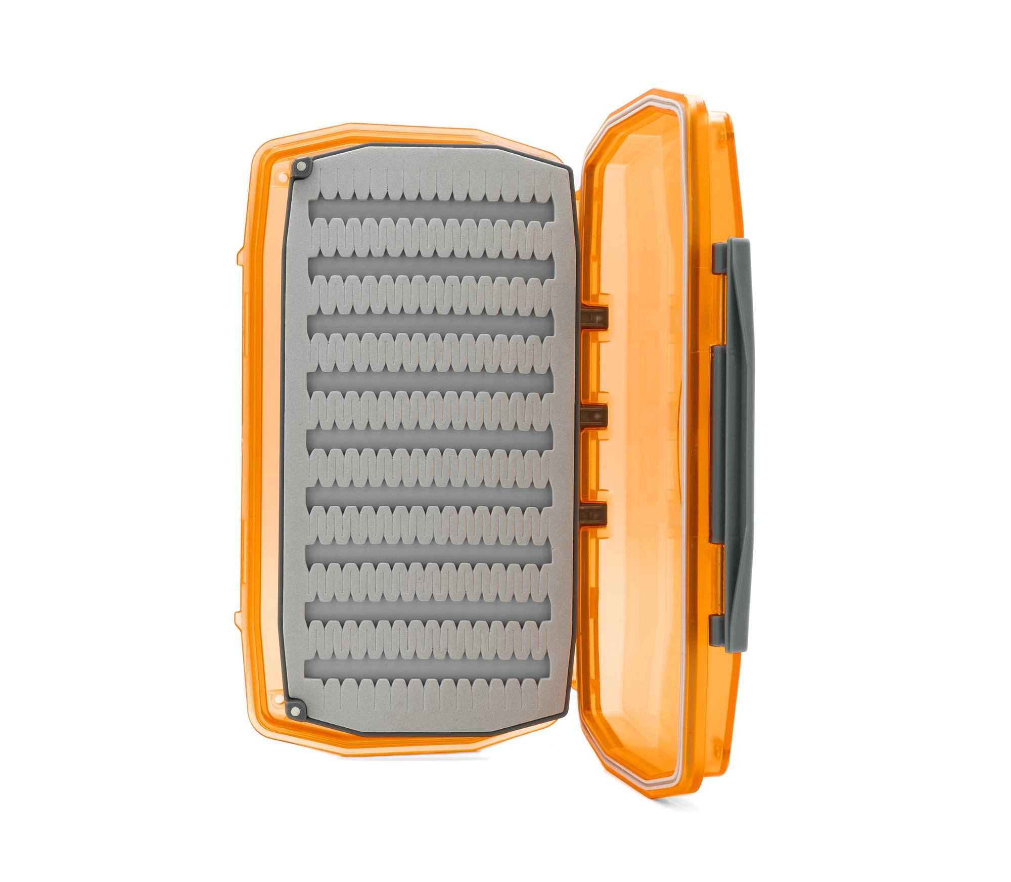 Umpqua UPG Foam Waterproof Essential Fly Box Hot Orange Open