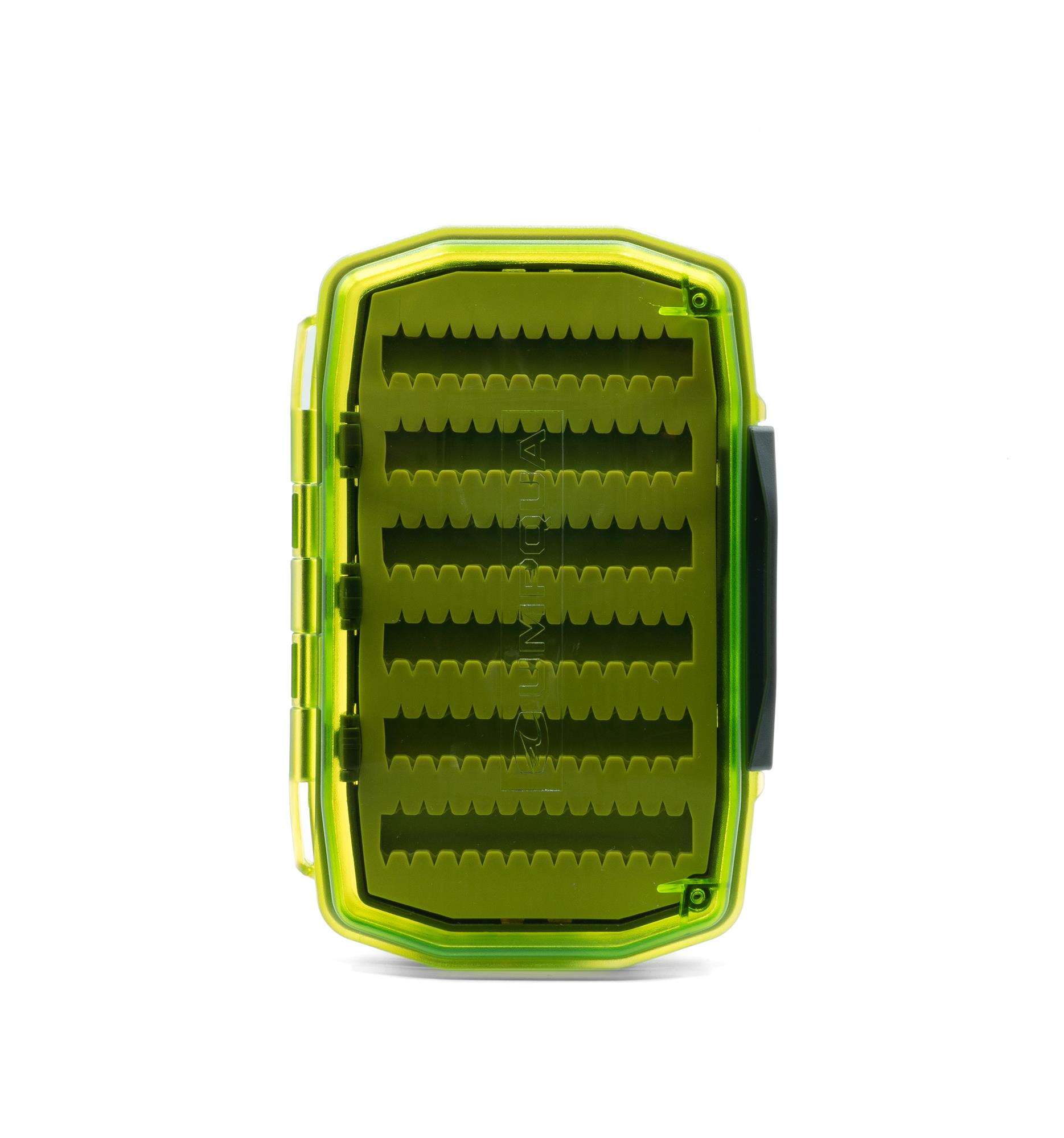Umpqua UPG Silicone Waterproof Essential Medium Fly Box Hot Green Closed