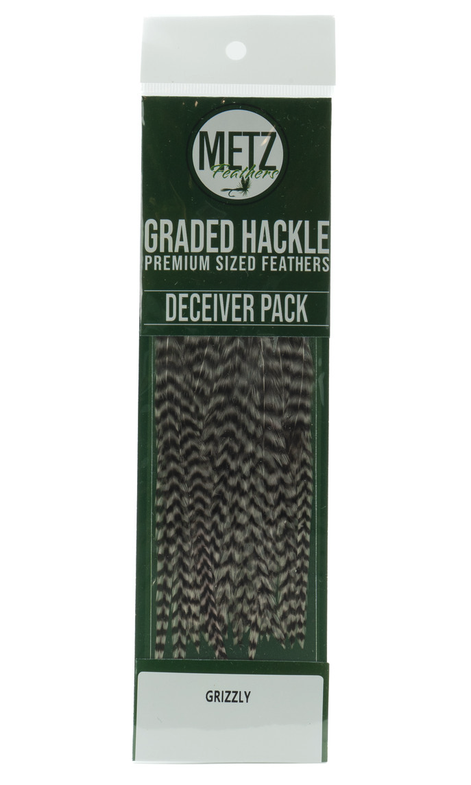 Metz graded hackle feathers for sale online are select best grade fly tying feathers.
