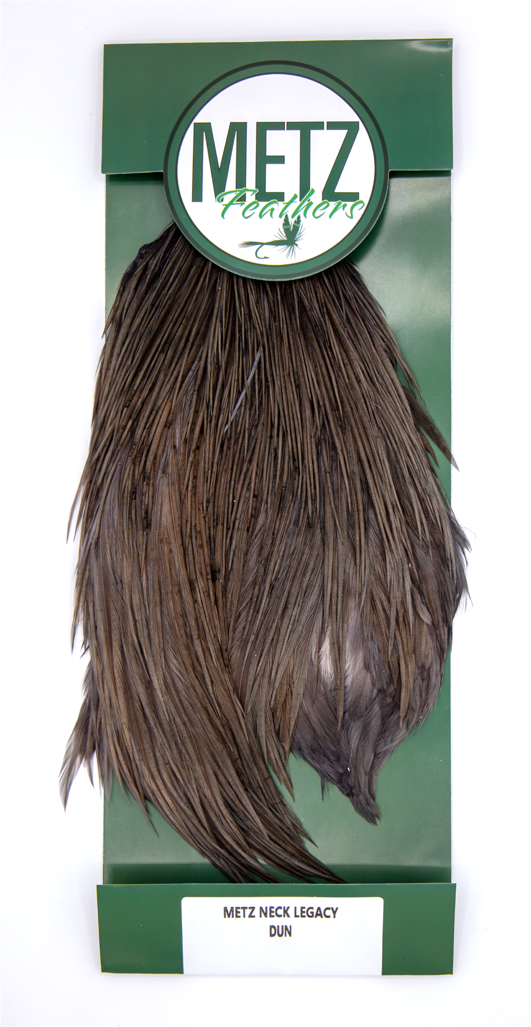 Metz Legacy Grade dun neck hackle rooster feathers for dry fly patterns