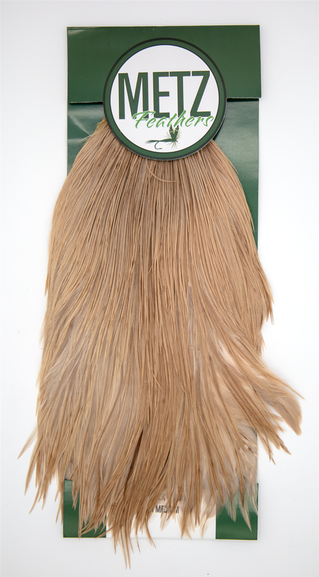 Metz Legacy Grade medium dun neck hackle for tying realistic dry flies