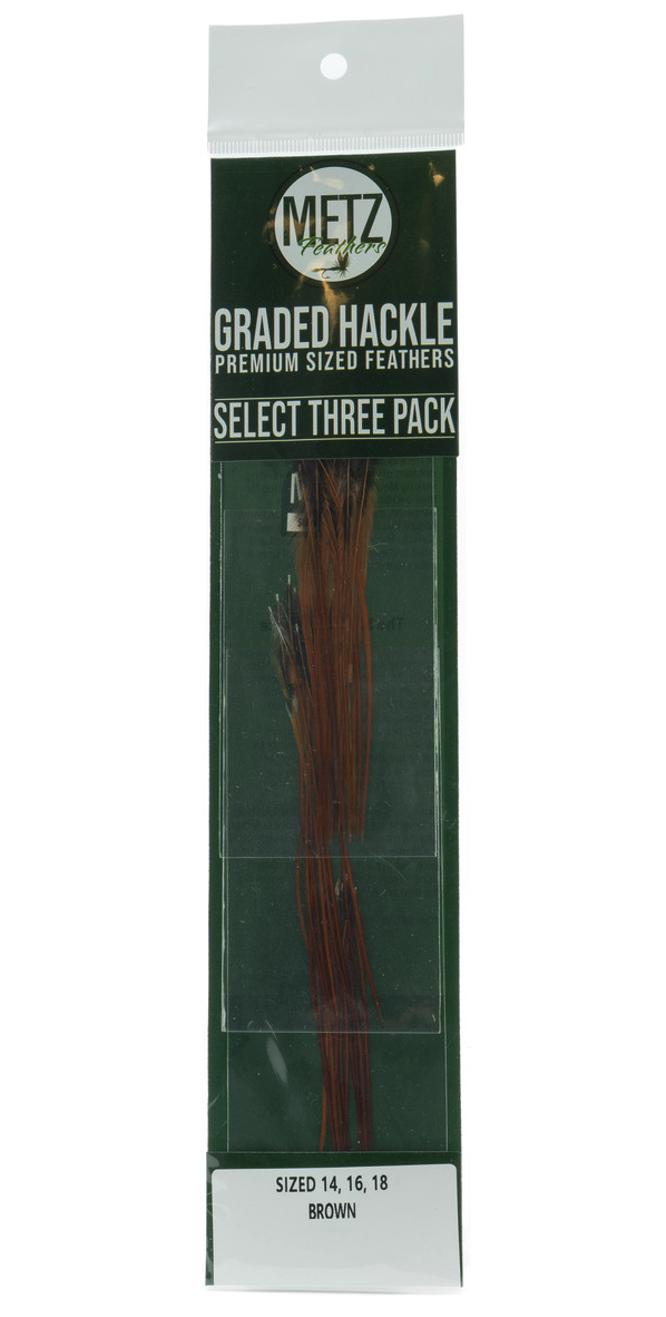 Buy Umpqua Metz Hackle Select 3 Size Packs online.