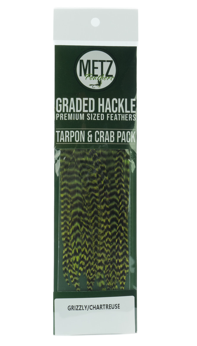 Umpqua Metz Hackle Tarpon Crab Pack are perfect for fly tying tarpon streamers and crab flies.