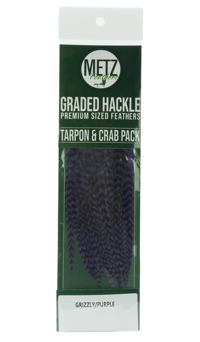 Metz fly tying feathers are select graded hackles for the best in saltwater fly tying materials.