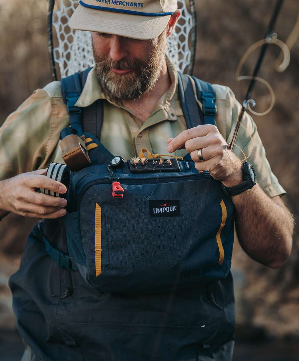 Lightweight Umpqua NorthFork Chest Pack for Fly Fishing with Multiple Compartments
