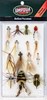 Specialized Umpqua fly assortment tailored for Belize and Yucatan fly fishing, showcasing a variety of high-quality flies
