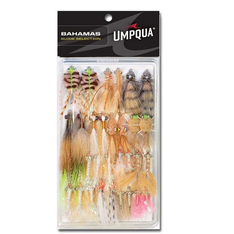 Umpqua Bahamas Fly Selection, an assortment of expertly crafted flies for successful Bahamas fly fishing adventures