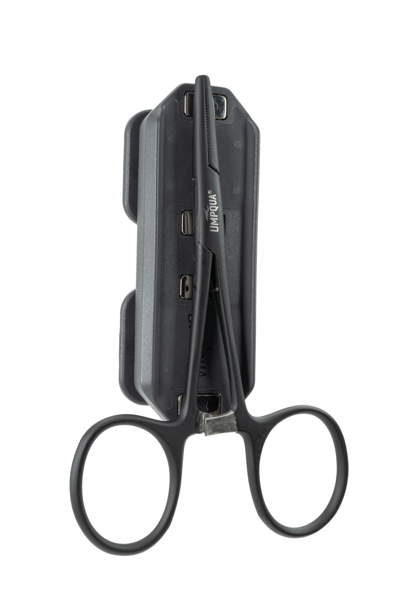 Umpqua GearDock double loaded with forceps magnetic fly fishing tool holder secure docking system