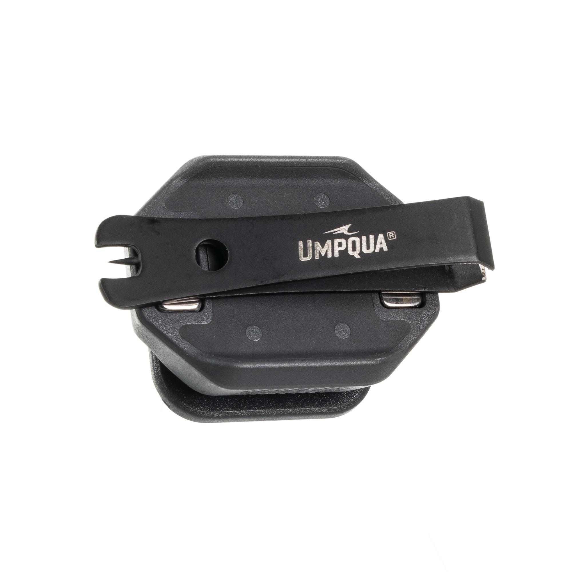 Umpqua GearDock single magnetic tool holder front view for nippers fly fishing pack accessory