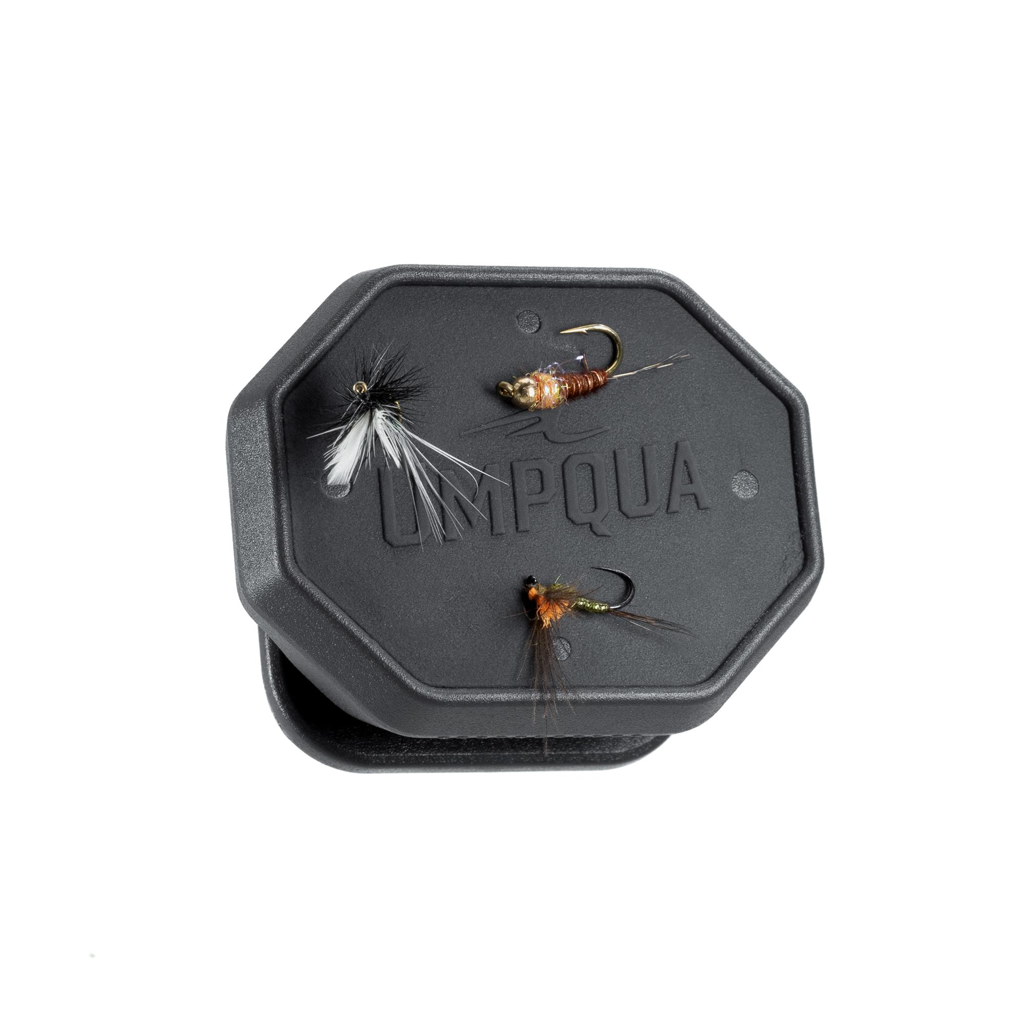 Umpqua LINK HatchPad with flies attached magnetic fly fishing dock