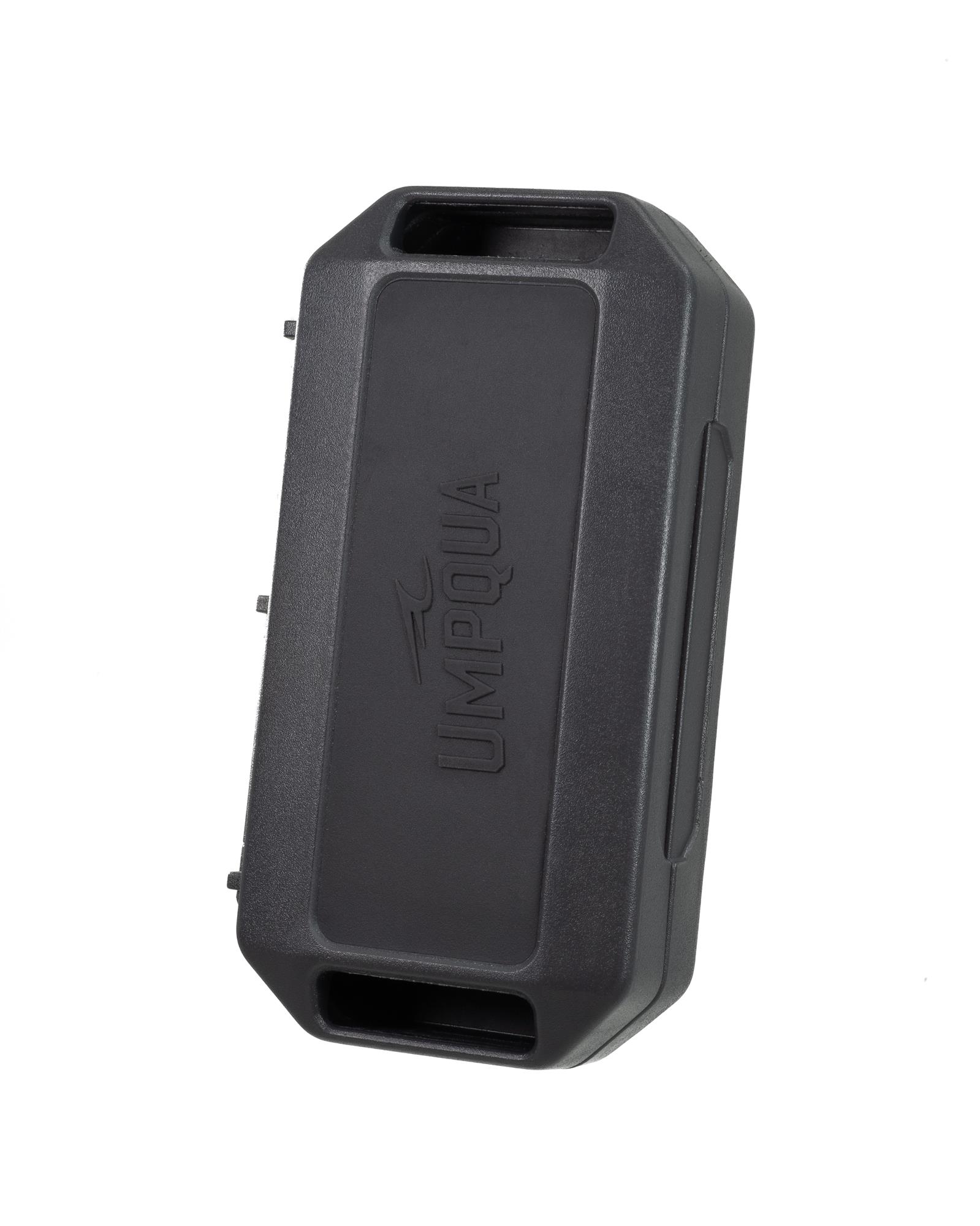 Umpqua LINK HatchVault front view compact magnetic fly box for pack mounted storage