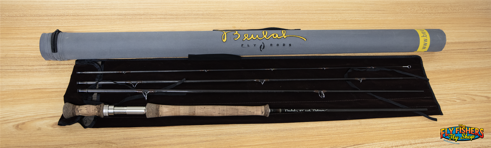 Full view of Used Beulah Platinum 10'4" 6wt 4 Piece Two-Handed Switch Fly Fishing Rod