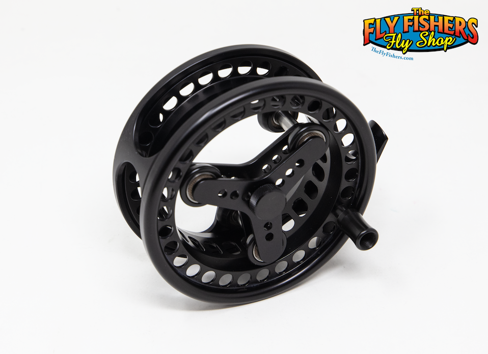 Back of Danielsson DryFly 2-6wt Black Fly Fishing Reel