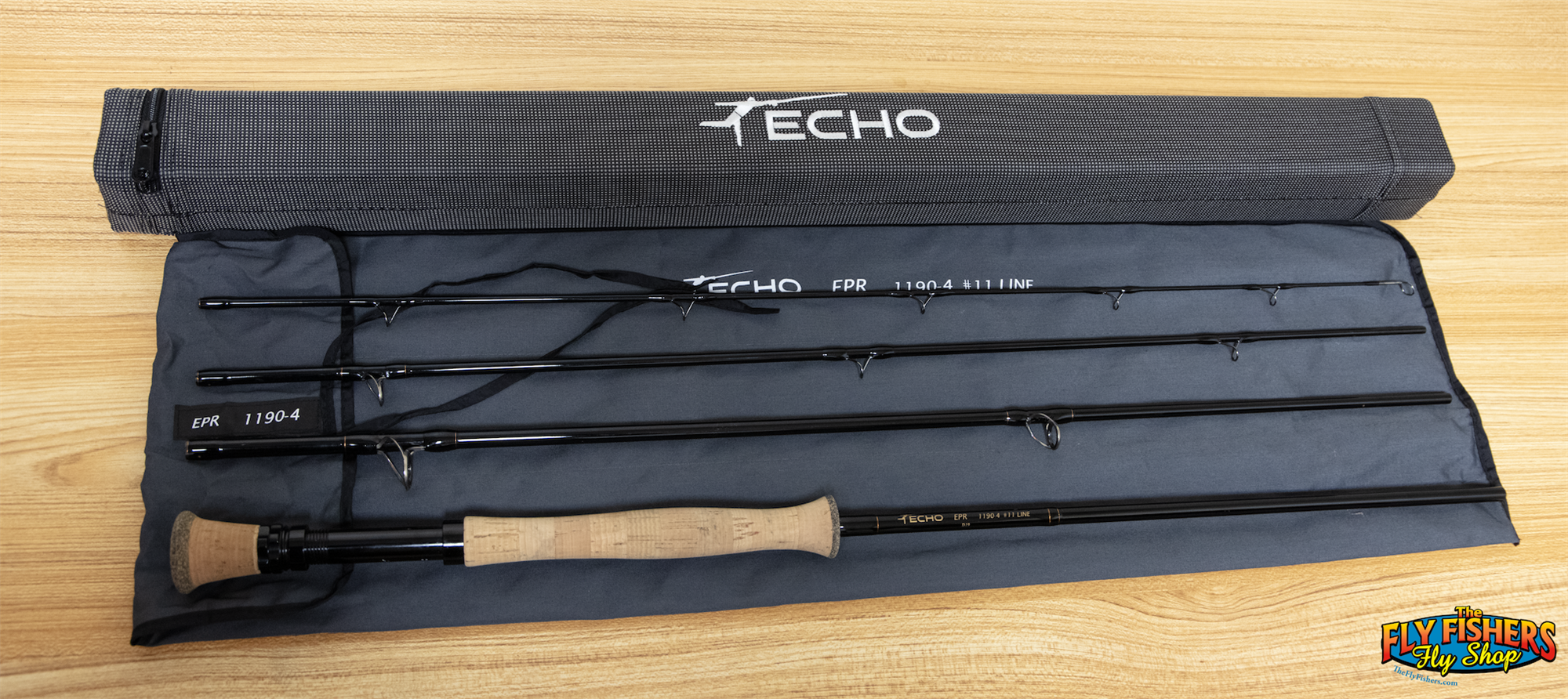 Full view of Used Echo EPR 1190-4 11wt 9'0" 4pc Fly Fishing Rod