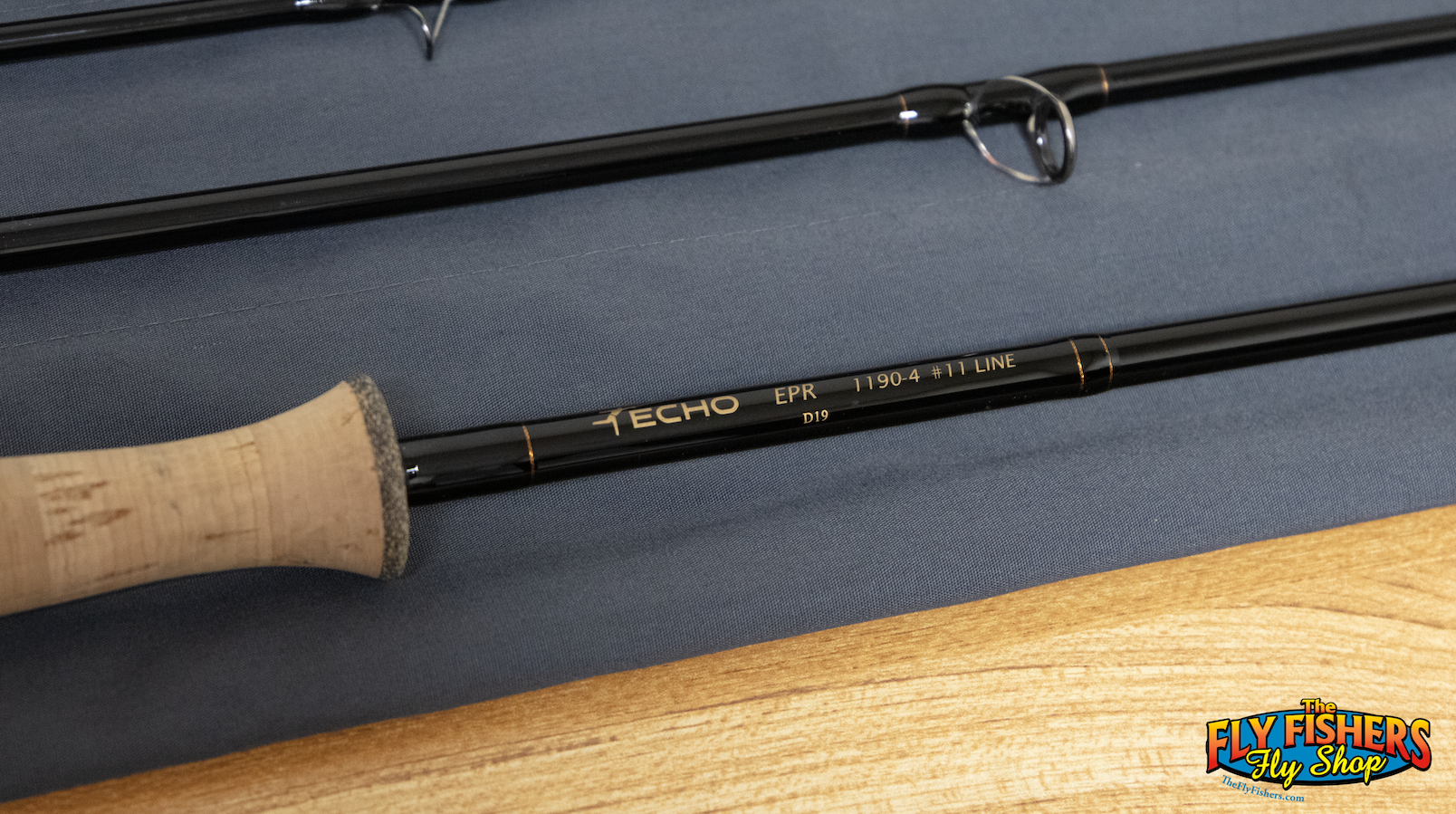 Handle section detail of Used Echo EPR 1190-4 11wt 9'0" 4pc Fly Fishing Rod