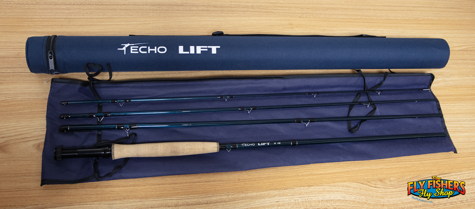 Full view of Used Echo Lift 690-4 6wt 9'0" 4 Piece Fly Rod
