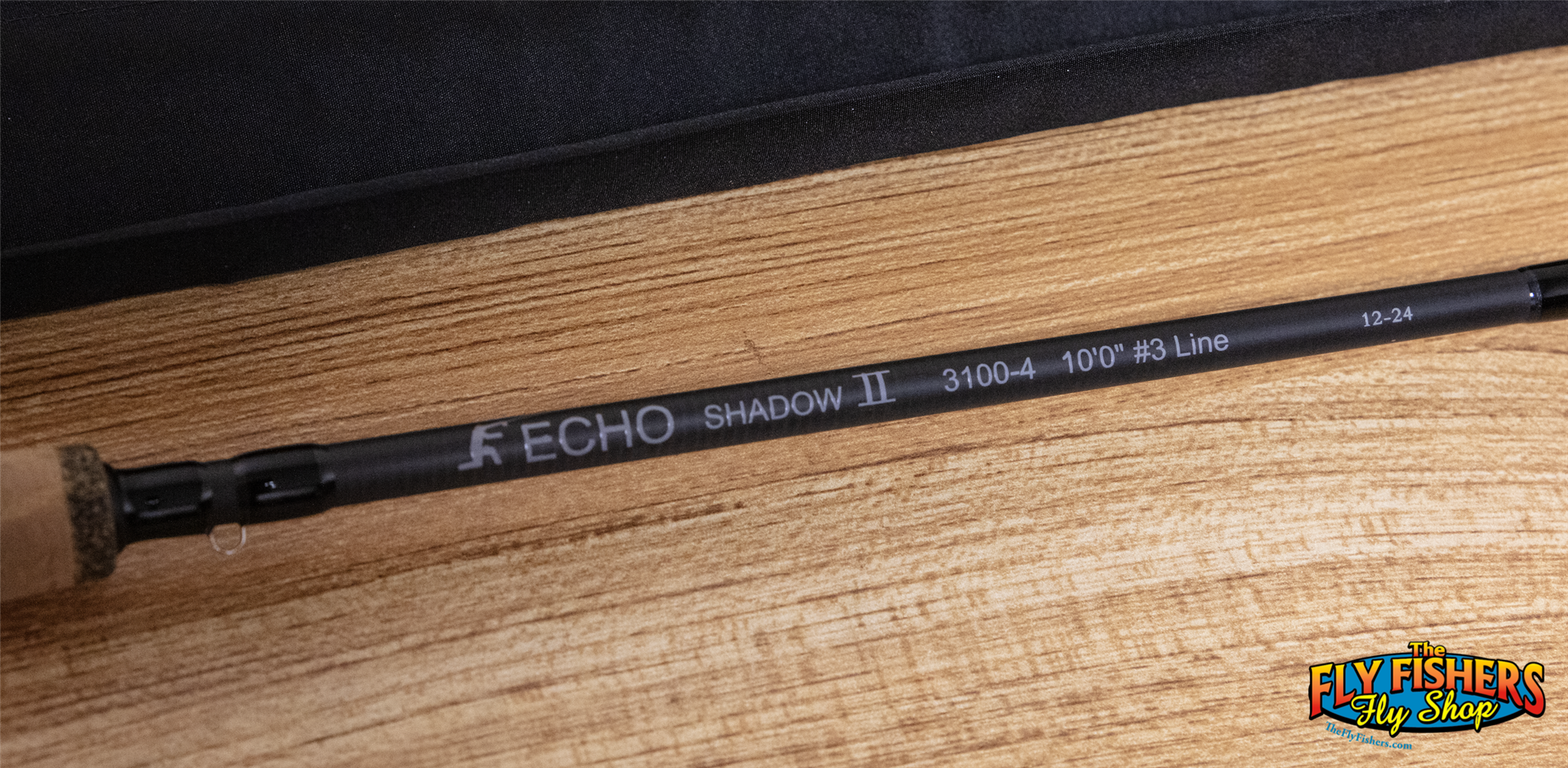 Handle detail of Used Echo Shadow II 3100-4 3wt 10'0" 4 Piece Euro Nymphing Fly Fishing Rod