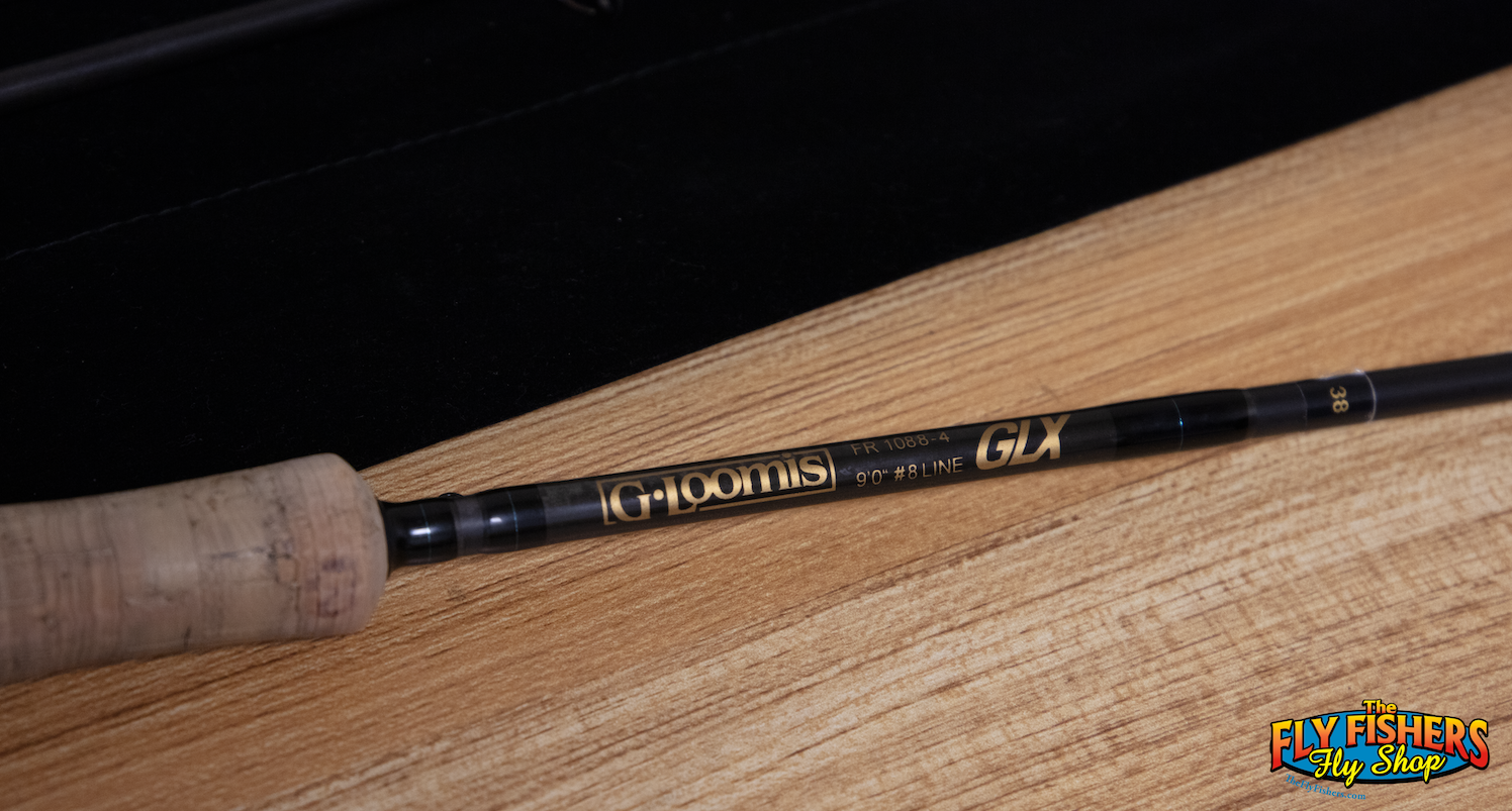 Handle view of Used G.Loomis GLX FR1088-4 8wt 9'0" 4 Piece Fly Rod