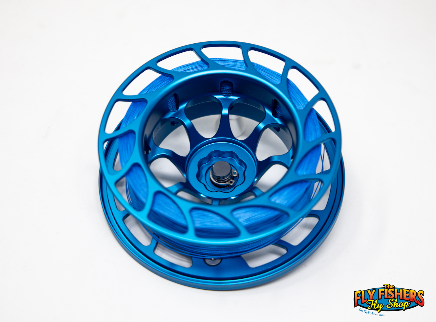 Back of Hatch Iconic 7+ Large Arbor Kaiju Blue Spare Spool