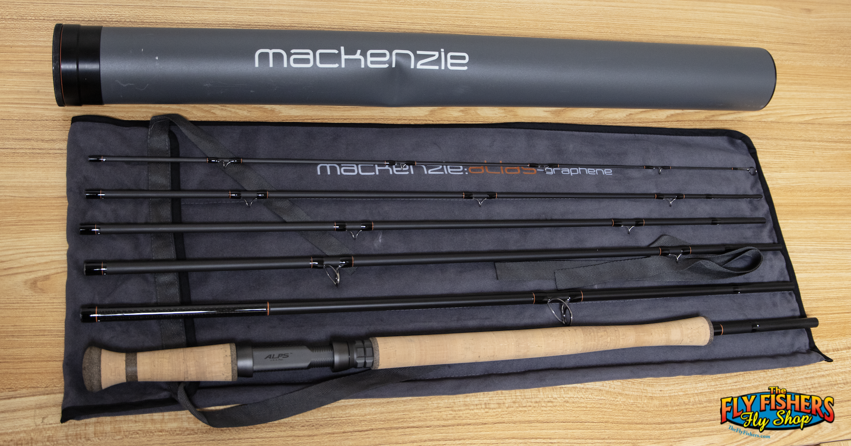 Used Mackenzie Atlas Graphene 13'7" 9wt 5 Piece Fly Rod full view
