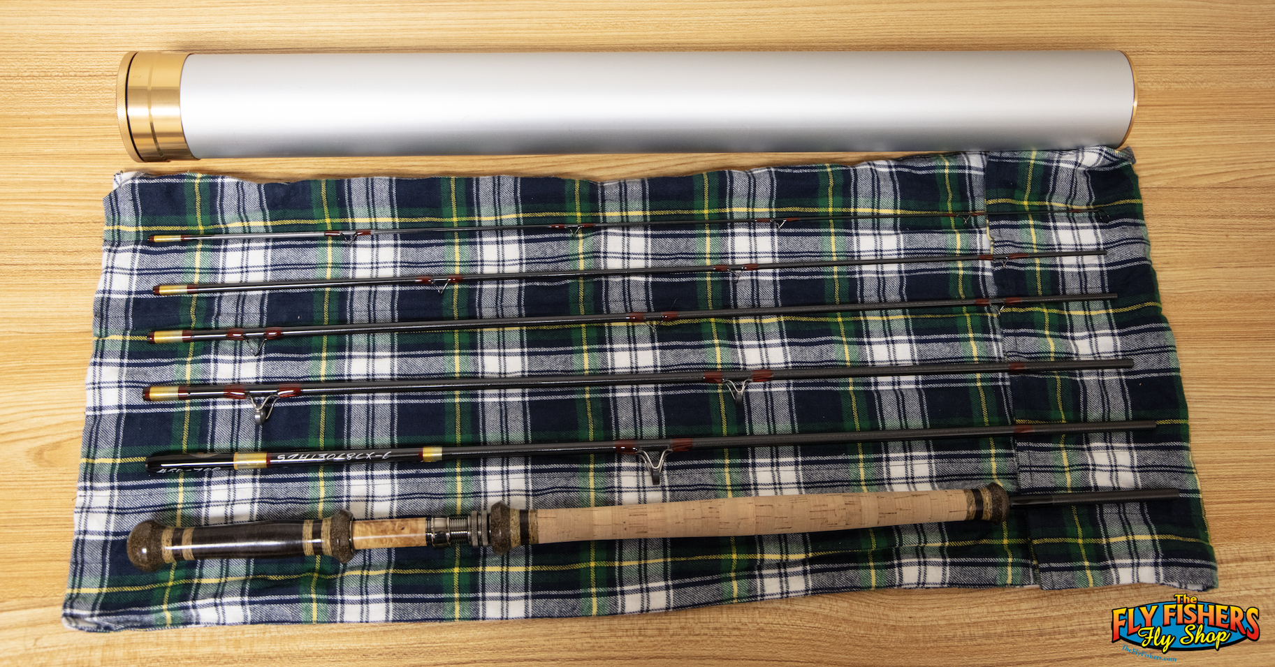 Used R.B. Meiser Highlander CX S2H13068CX-6 Fly Rod with sock and tube
