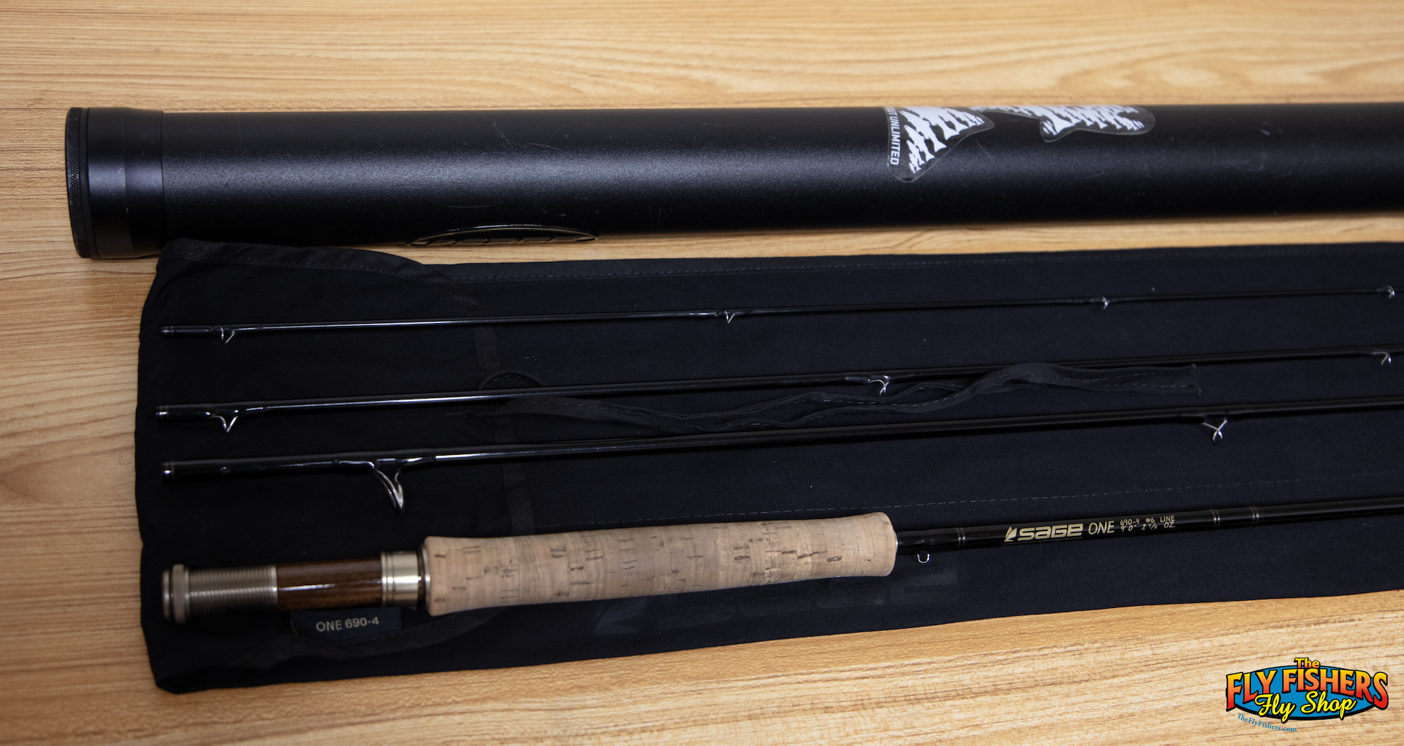 Used Sage ONE 690-4 Fly Rod with sock and tube