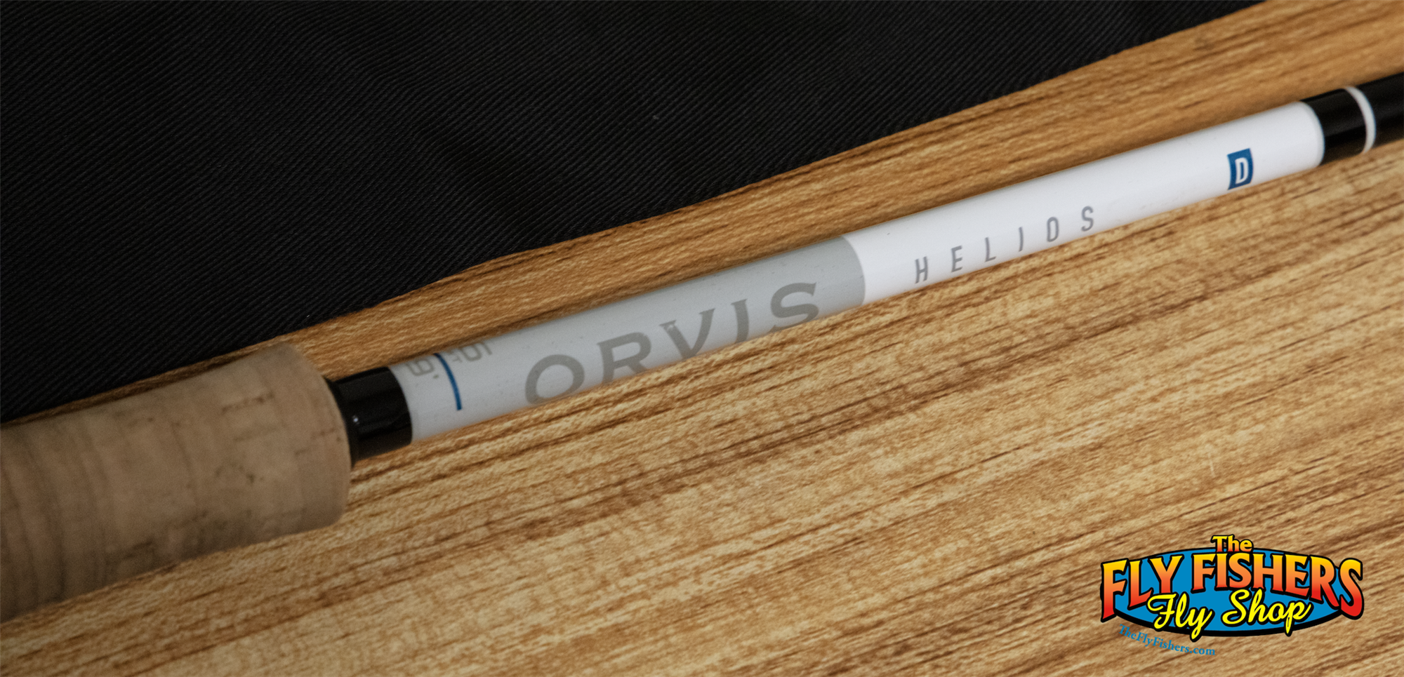 Label detail of Used Orvis Helios D 906-4 6wt 9'0" 4 Piece Fly Rod