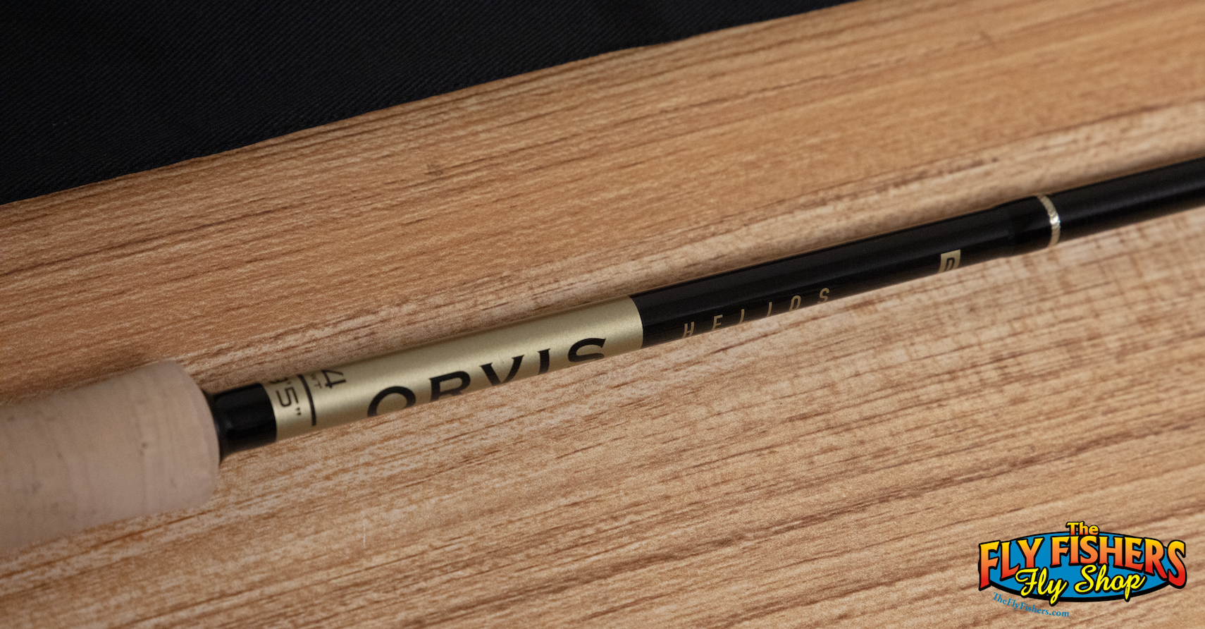 Label detail of Orvis Helios 4 D 50th Anniversary Special Edition 4wt 9'5" 4 Piece Fly Fishing Rod
