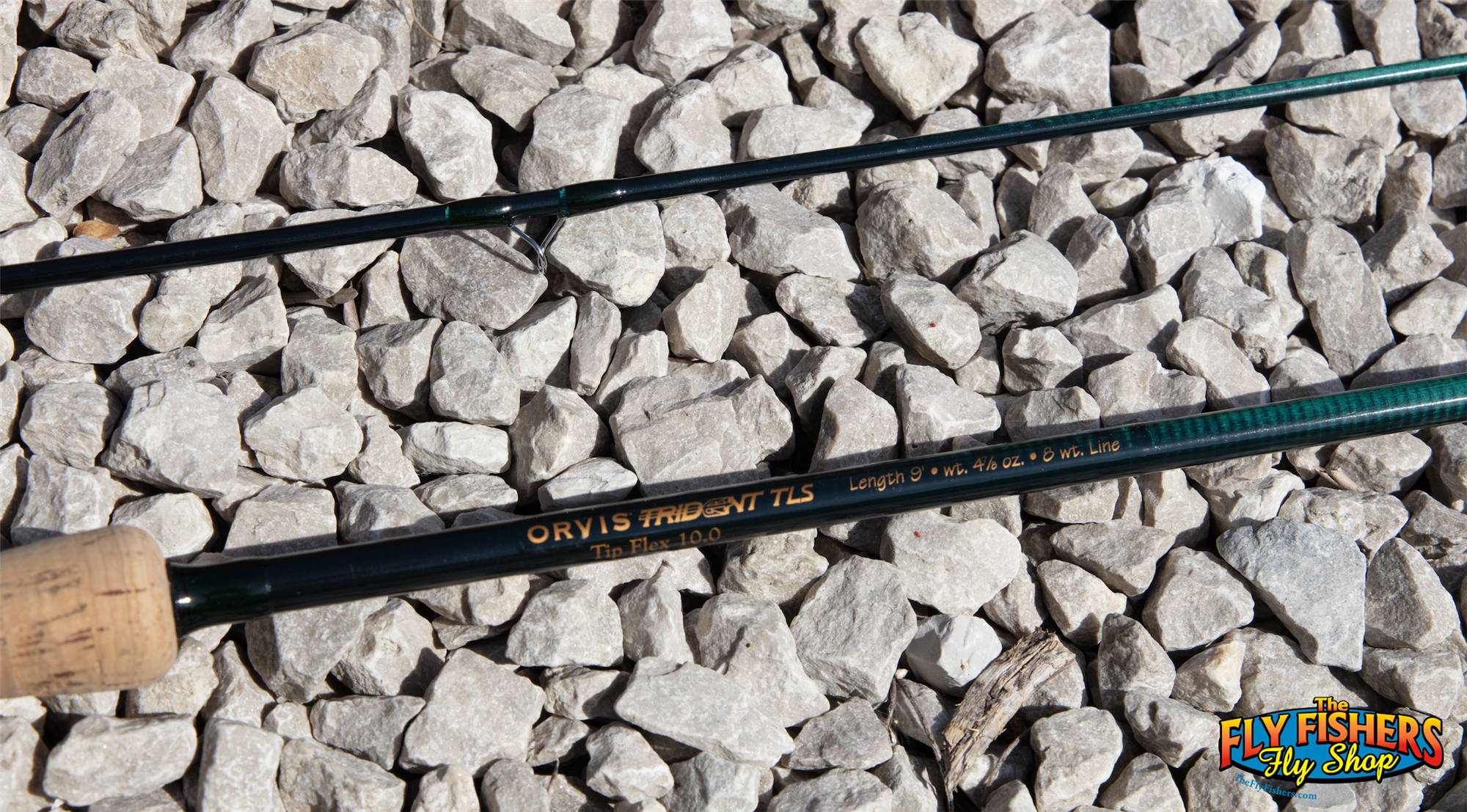 Label detail of Used Orvis Trident TLS Tip Flex 10.0 8wt 9'0" 2 Piece Fly Fishing Rod