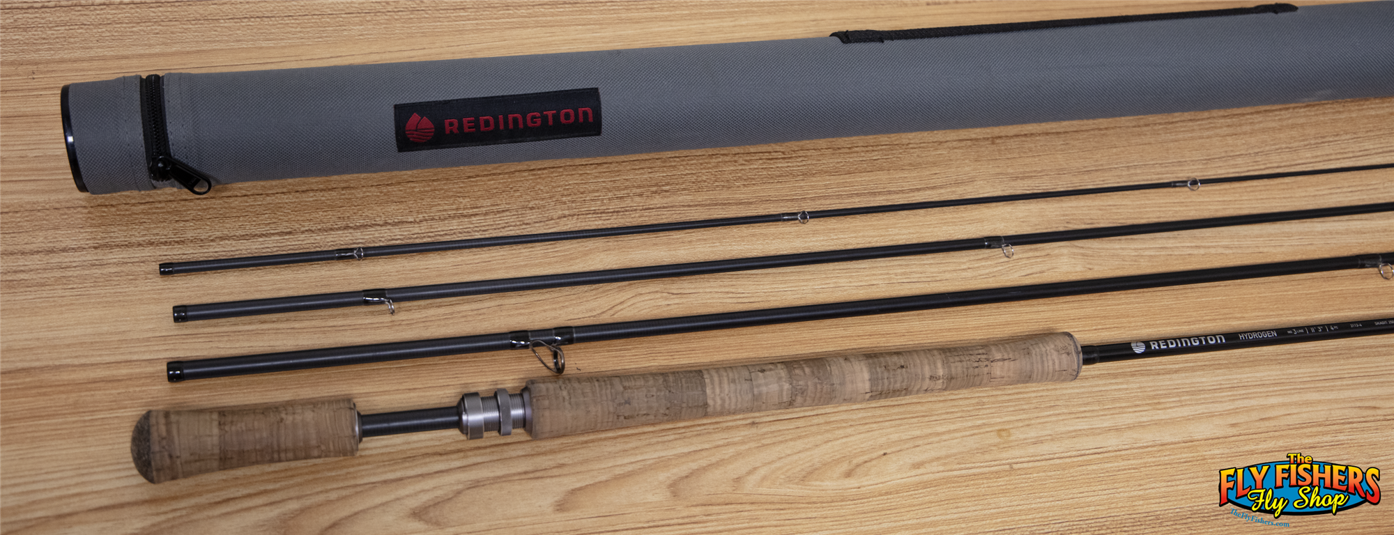 Used Redington Hydrogen 3113-4 3wt 11'3" 4 Piece Trout Spey Fly Fishing Rod with rod tube