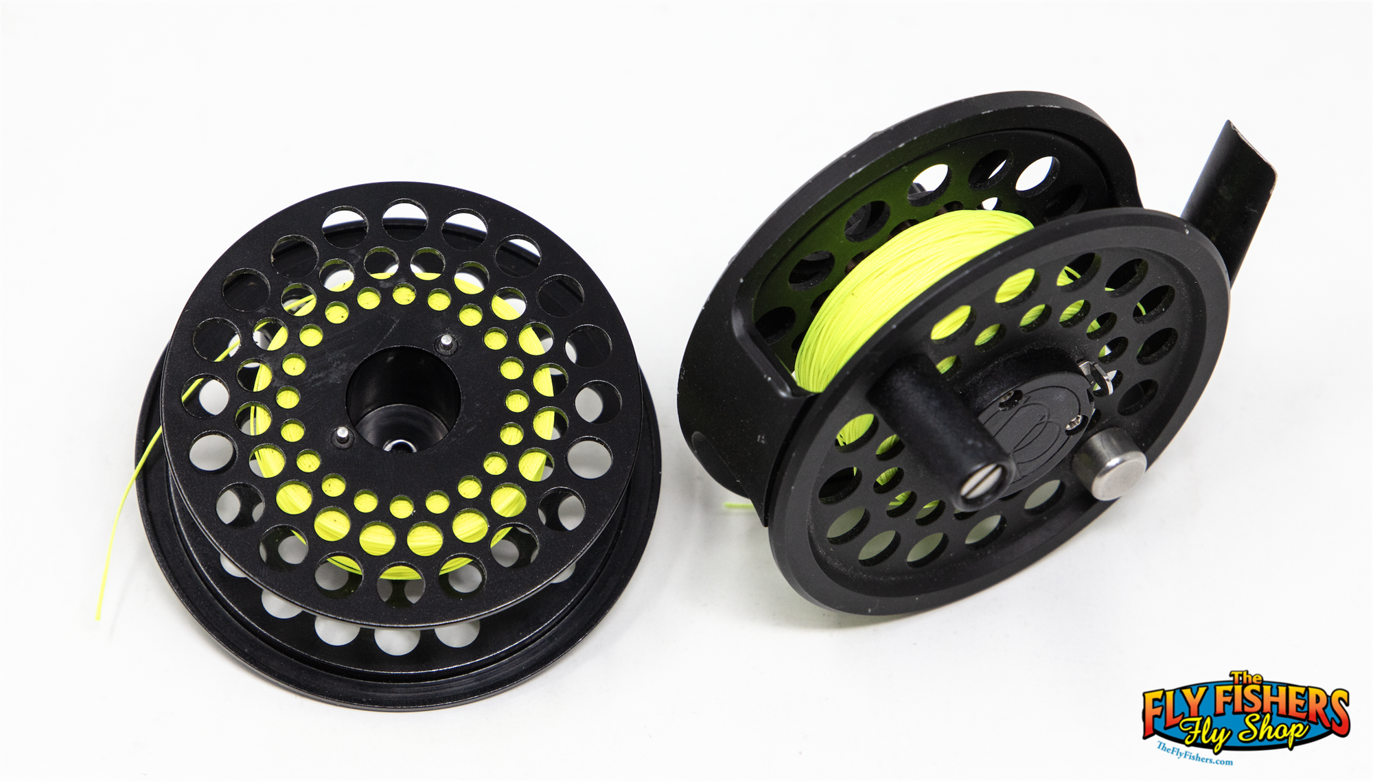 Alternate side view of Used Ross Reels The Gunnison G-1 Black 4-5wt Fly Fishing Reel w/ Spare Spool