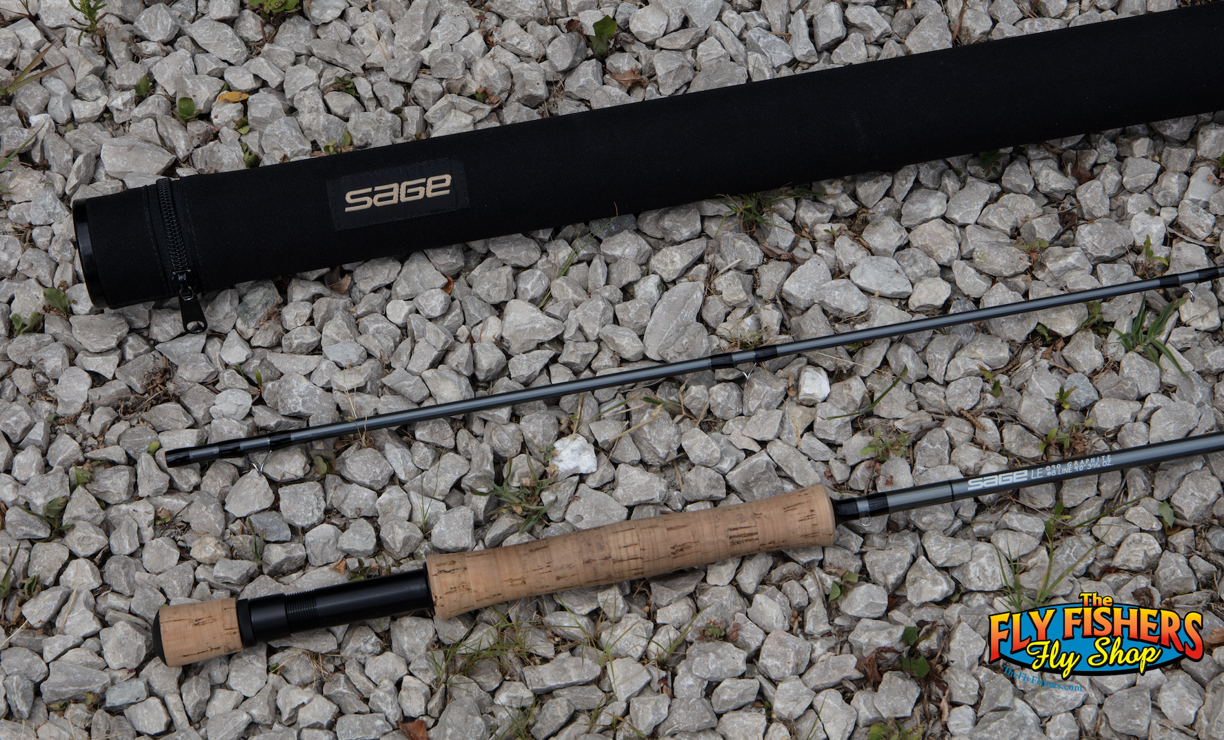 Used Sage LE Graphite 890 8wt 9'0" 2 Piece Fly Fishing Rod with tube