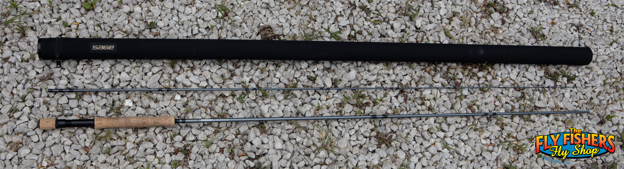 Used Sage LE Graphite 890 8wt 9'0" 2 Piece Fly Fishing Rod full view