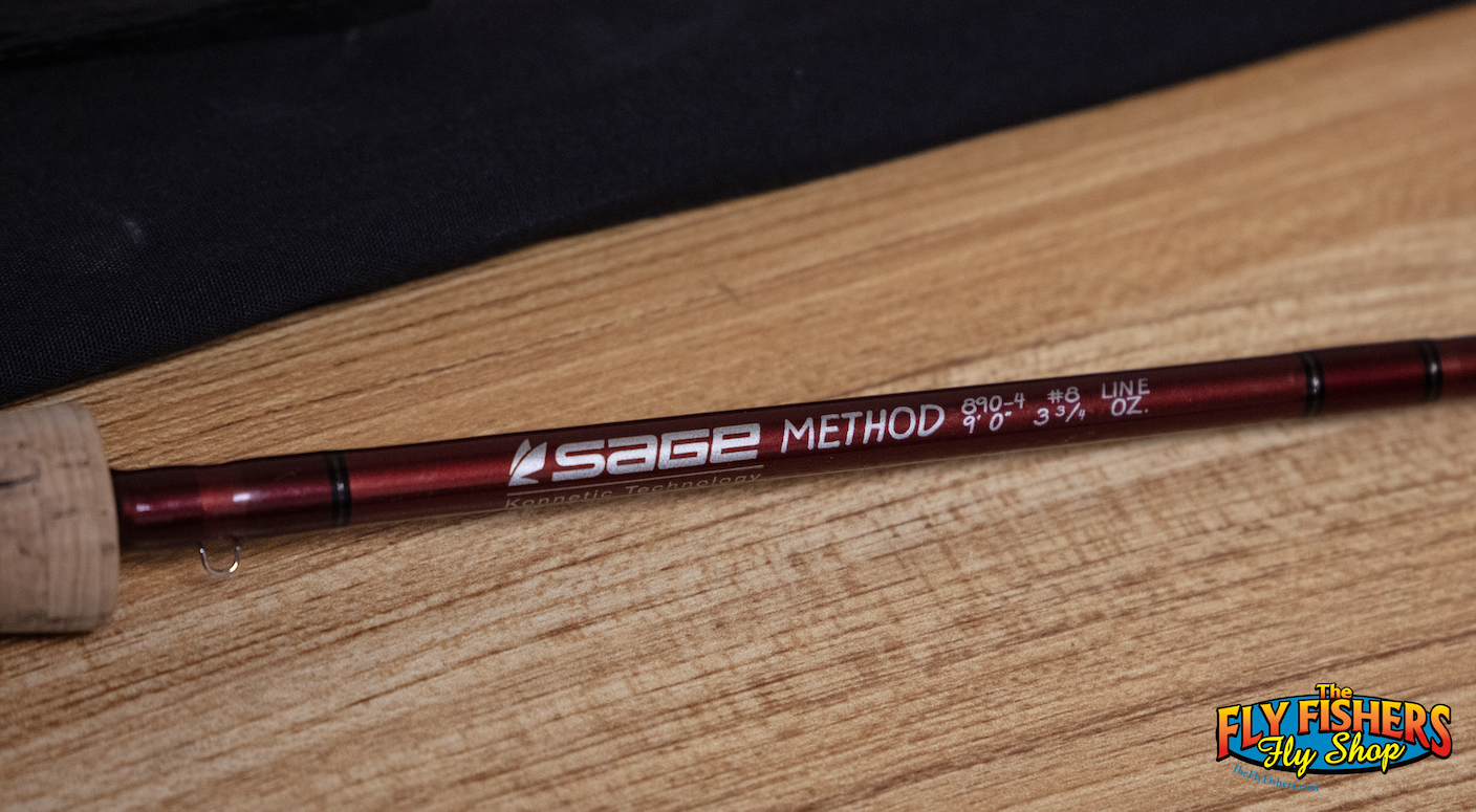 Handle view of Used Sage METHOD 890-4 8wt 9'0" 4 Piece Fly Rod