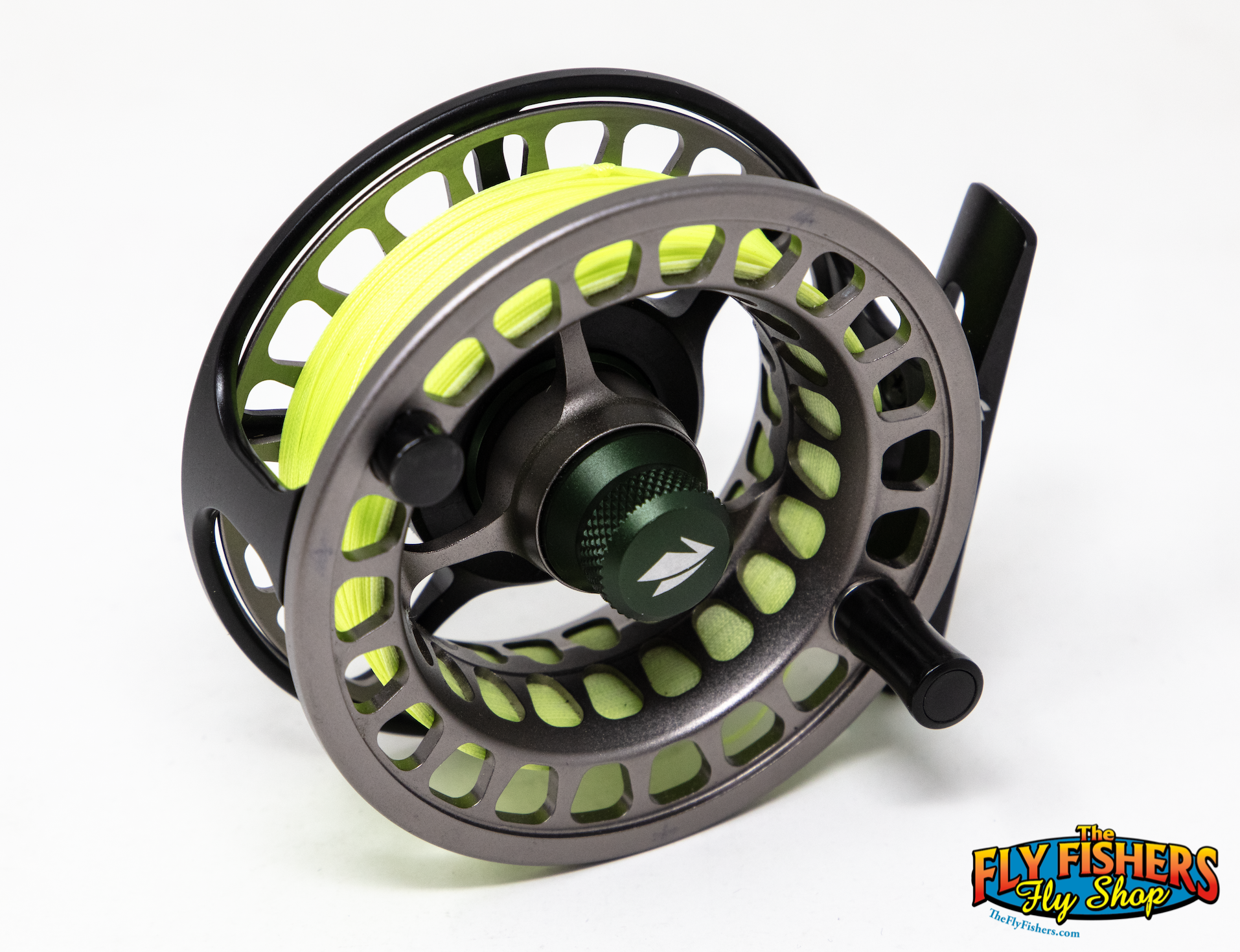 Spool view of Used Sage Spectrum LT 3/4 Black Spruce/Silver 3-4wt Fly Fishing Reel