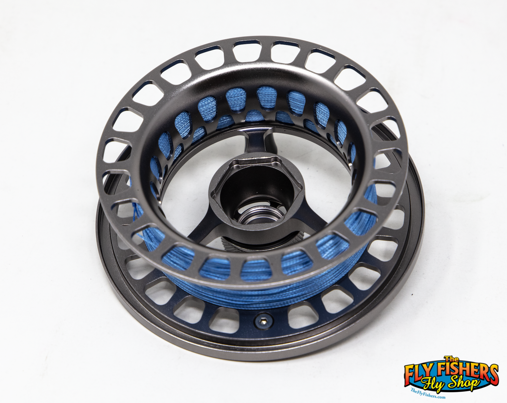 Back of Used Sage Spectrum Max 6/7 Silver 6-7wt Fly Fishing Reel Spare Spool