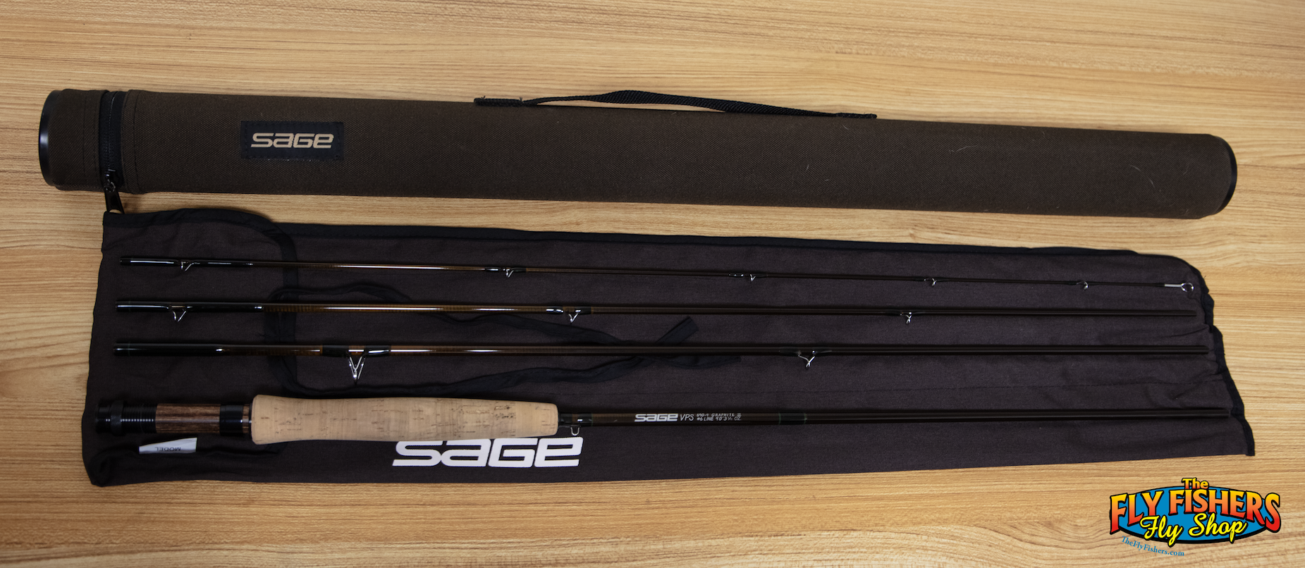 Full view of Used Sage VPS Graphite III 690-4 6wt 9'0" 4 Piece Fly Fishing Rod