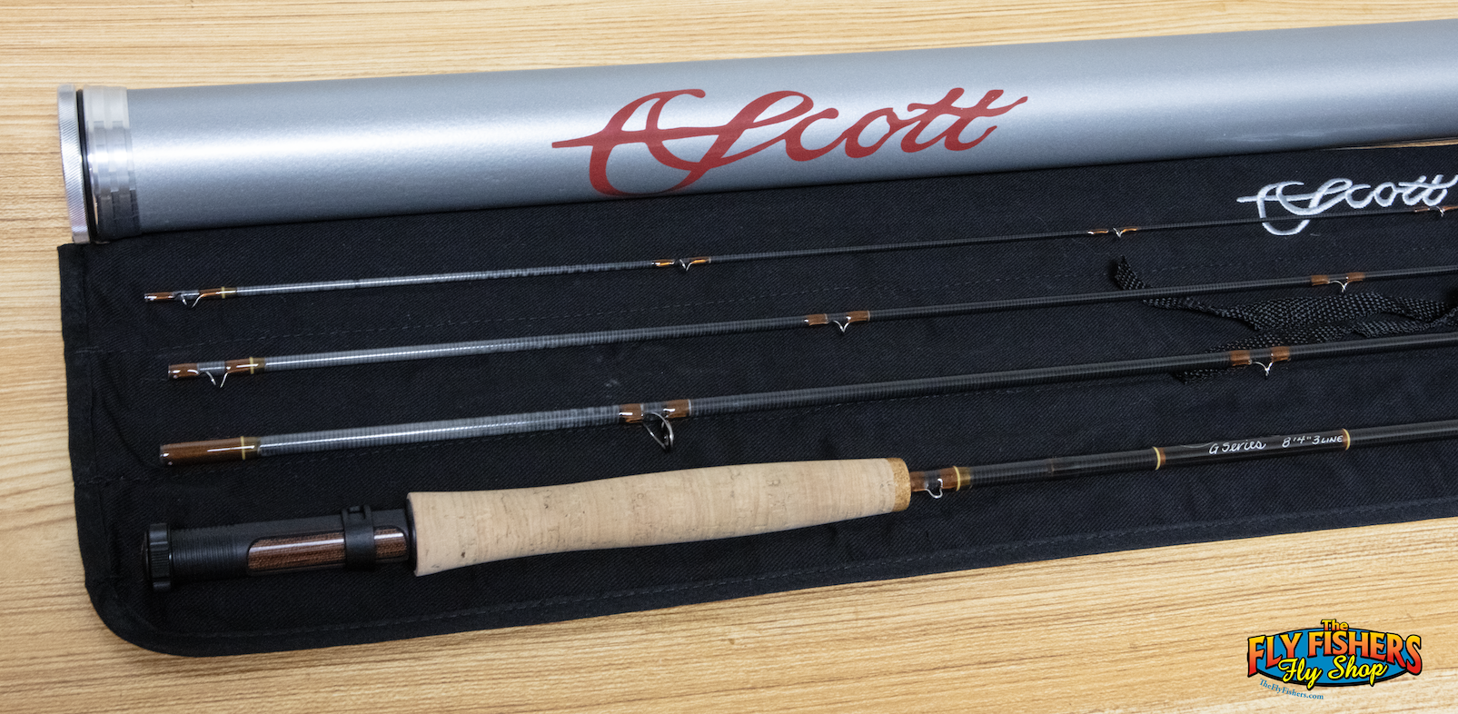 Used Scott G Series 843/4 3wt 8'4" 4 Piece Fly Rod