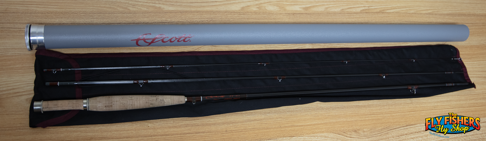 Full view of Used Scott G 883/3 3wt 8'8" 3 Piece Fly Rod