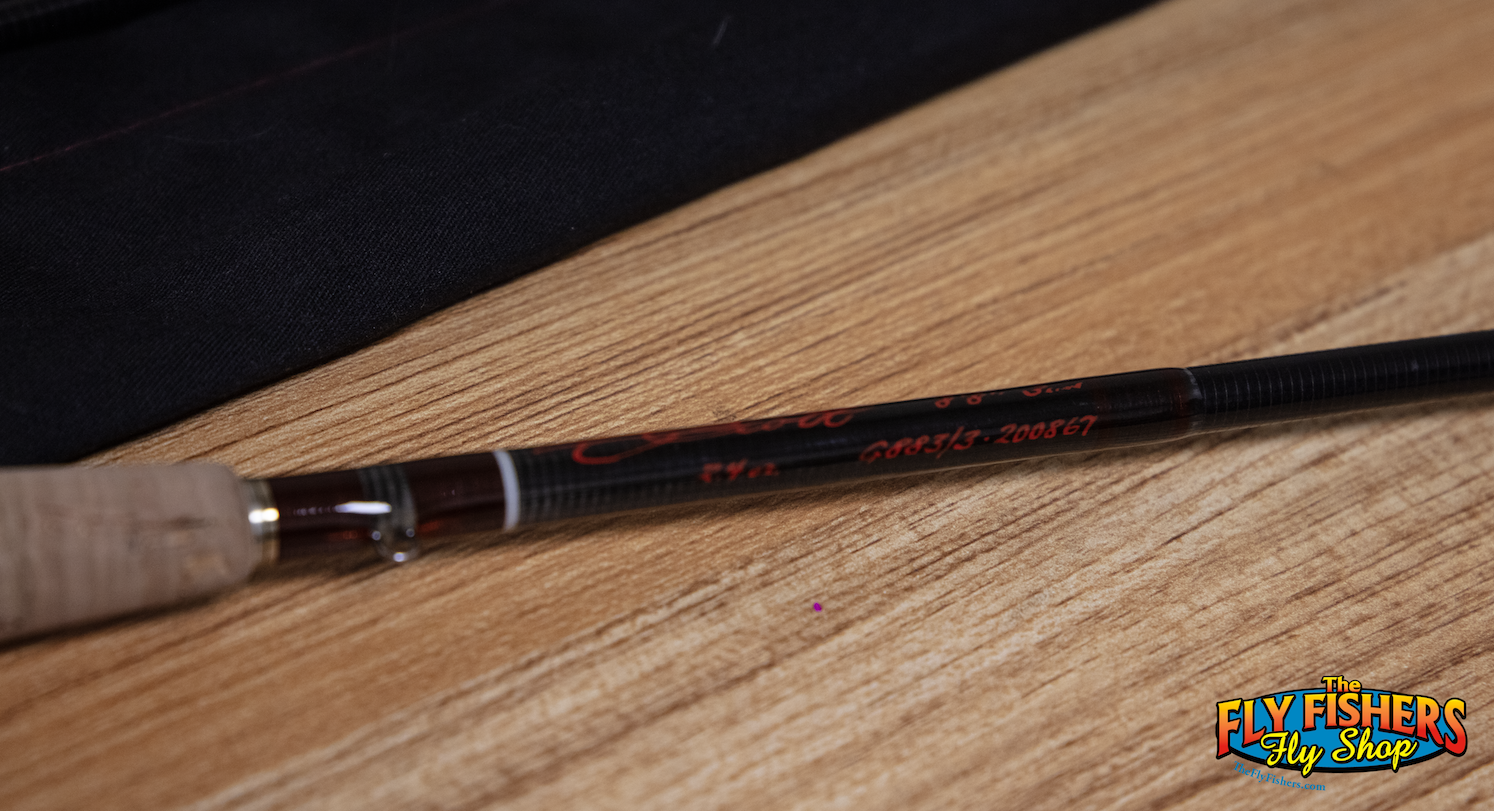 Handle section detail of Used Scott G 883/3 3wt 8'8" 3 Piece Fly Rod
