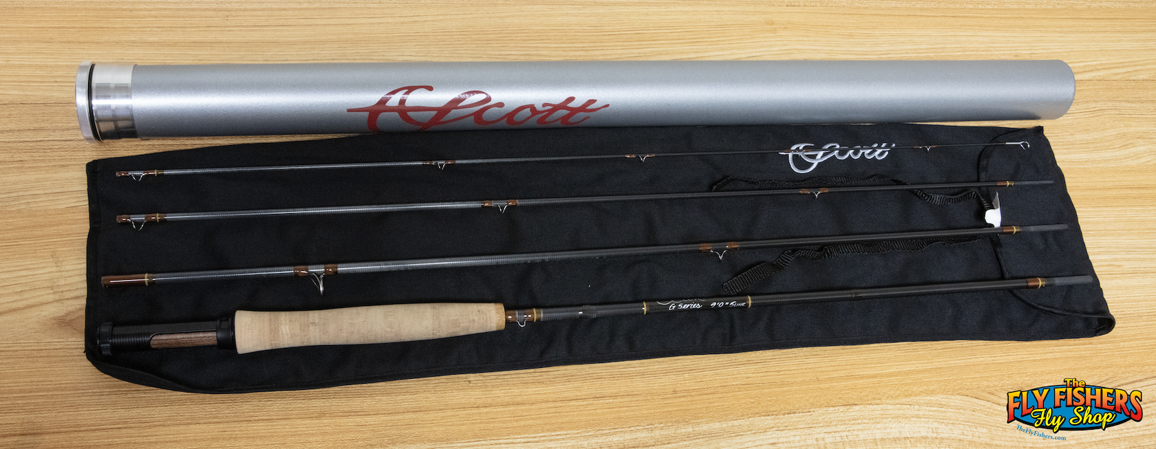 Full view of Used Scott G Series 905/4 5wt 9'0" 4 Piece Fly Rod