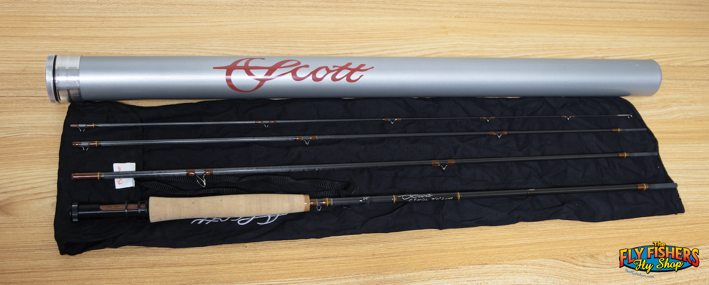 Full view of Used Scott G Series 906/4 6wt 9'0" 4 Piece Fly Rod
