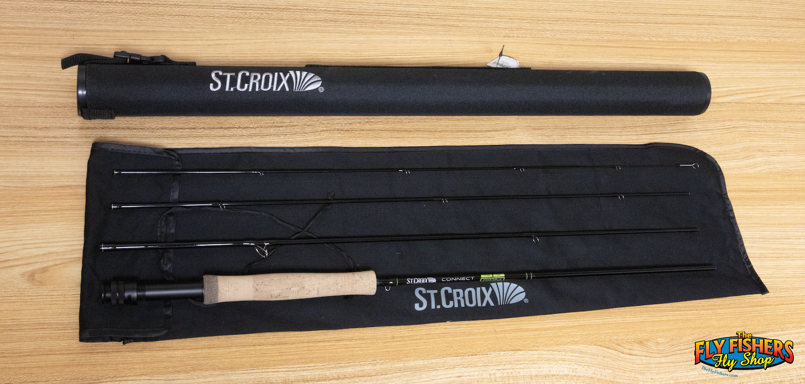 Full view of Used St. Croix Connect 379-4 3wt 7'9" 4 Piece Fly Rod
