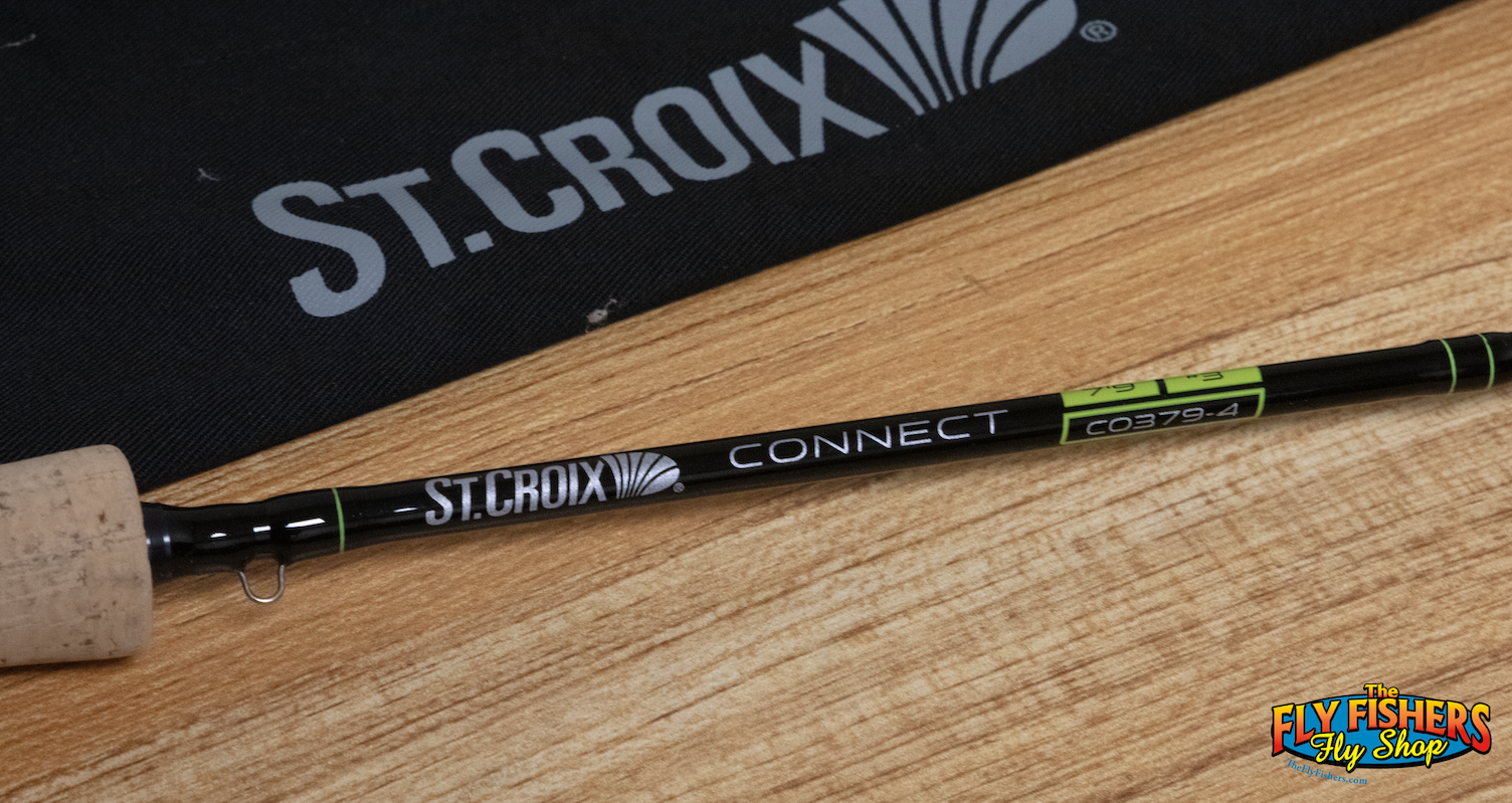 Handle detail of Used St. Croix Connect 379-4 3wt 7'9" 4 Piece Fly Rod