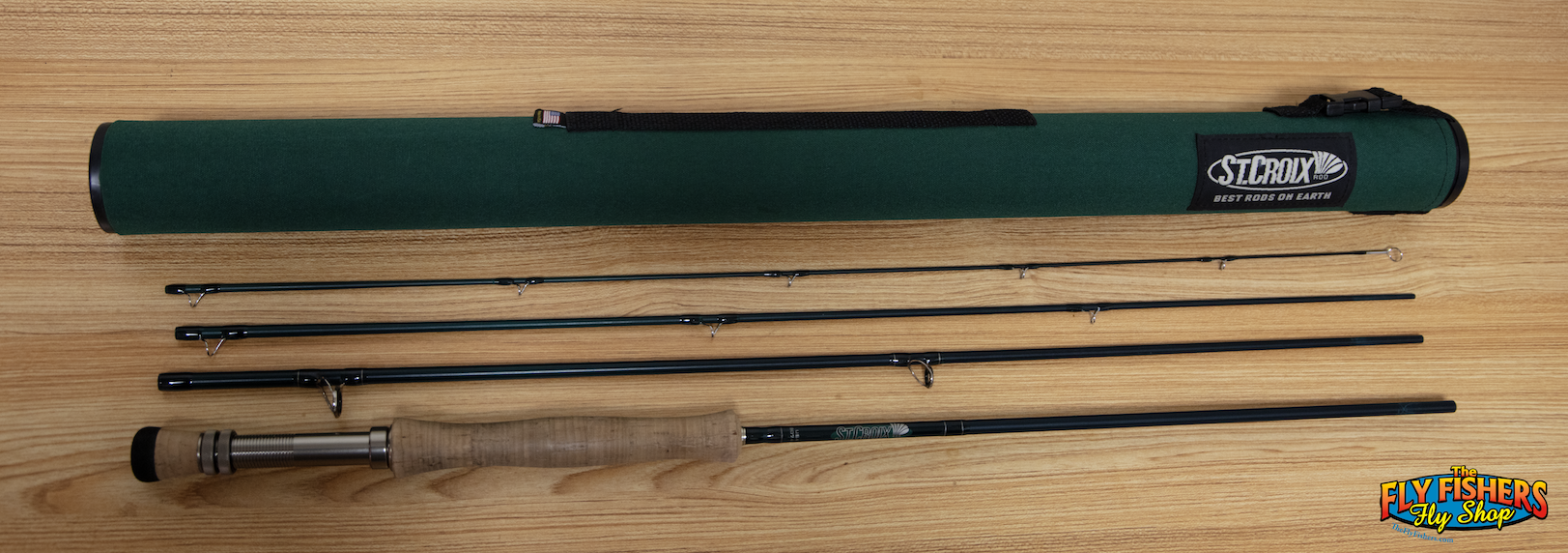 Full view of Used St. Croix Legend Elite U907.4 7wt 9'0" 4 Piece Fly Rod