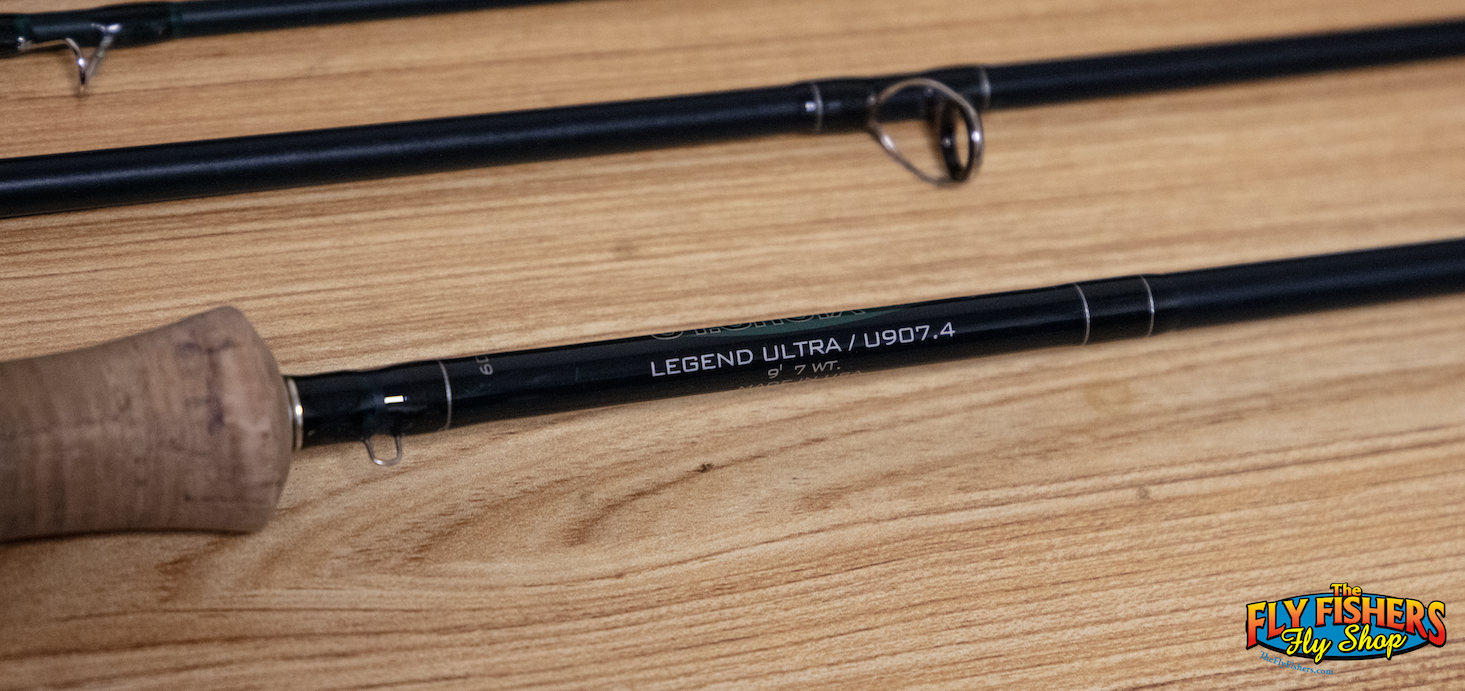 Handle section of Used St. Croix Legend Elite U907.4 7wt 9'0" 4 Piece Fly Rod