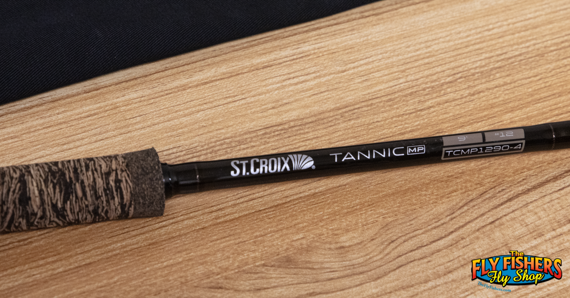 Handle detail of Used St. Croix Tannic Pike Musky TCMP 1290-4 12wt 9'0" 4pc Fly Fishing Rod