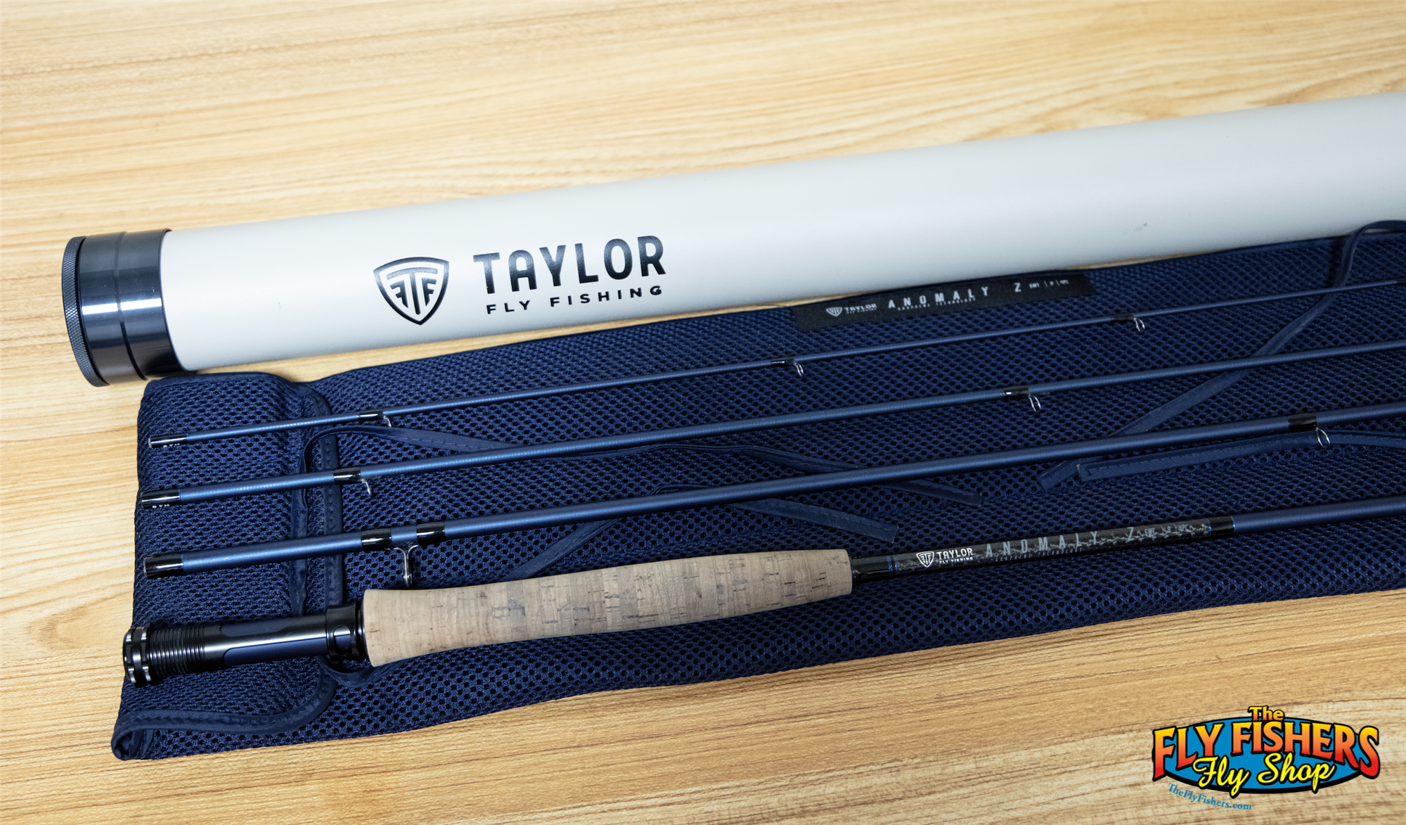 Used Taylor Anomaly Z 9'0" 6wt 4 Piece Fly Fishing Rod with tube and sock